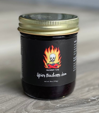 Greenport Fire Spicy Blueberry Jam