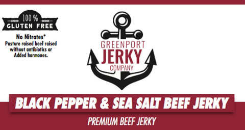 GLUTEN FREE BLACK PEPPER & SEA SALT BEEF JERKY